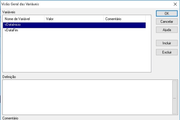 Selecionar Intervalo de Datas - 01